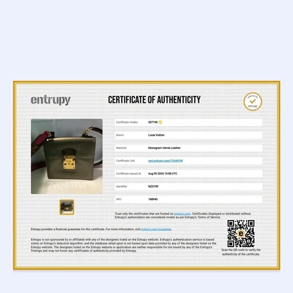 Authentic Louis Vuitton Vernis Spring Street - Picture 13 of 13